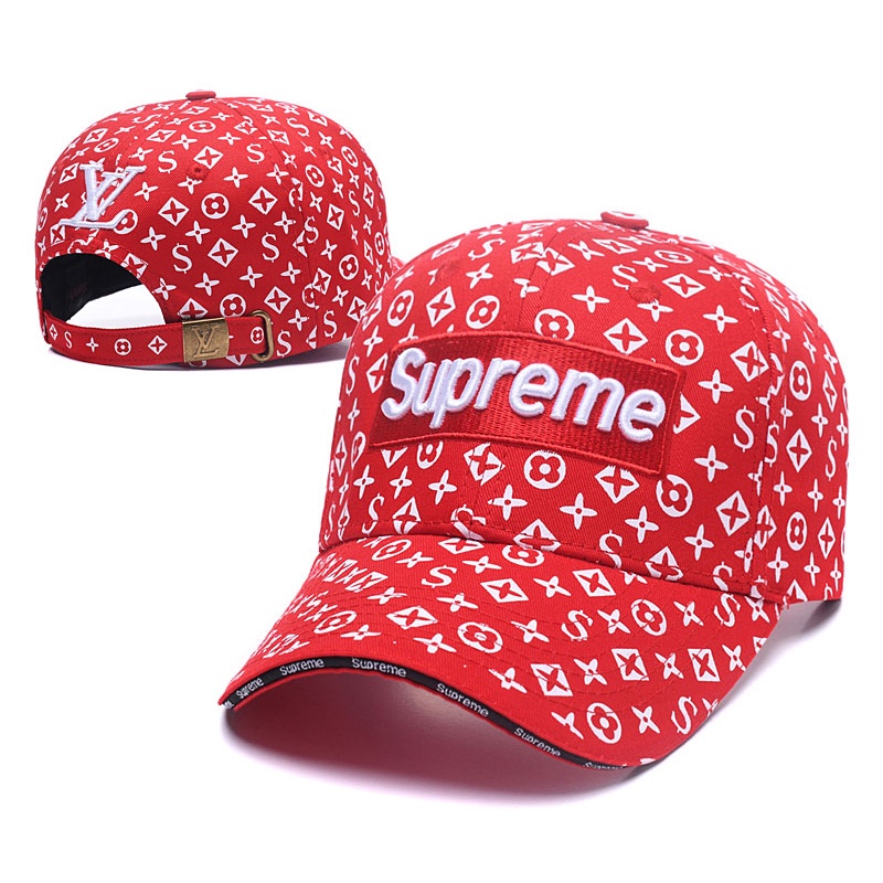 Supreme Lv 可調節嘻哈帽子帽子 Snapback 經典棒球帽透氣時尚中性刺繡可調節回彈太陽帽