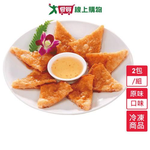 饗福月亮蝦餅(原味)2包/組(240G/包)【愛買冷凍】