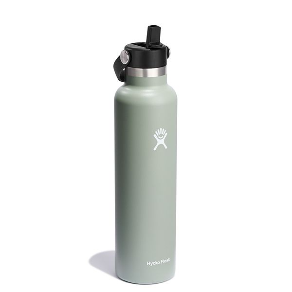 Hydro Flask 21oz標準口吸管真空保溫鋼瓶/ 灰綠 eslite誠品