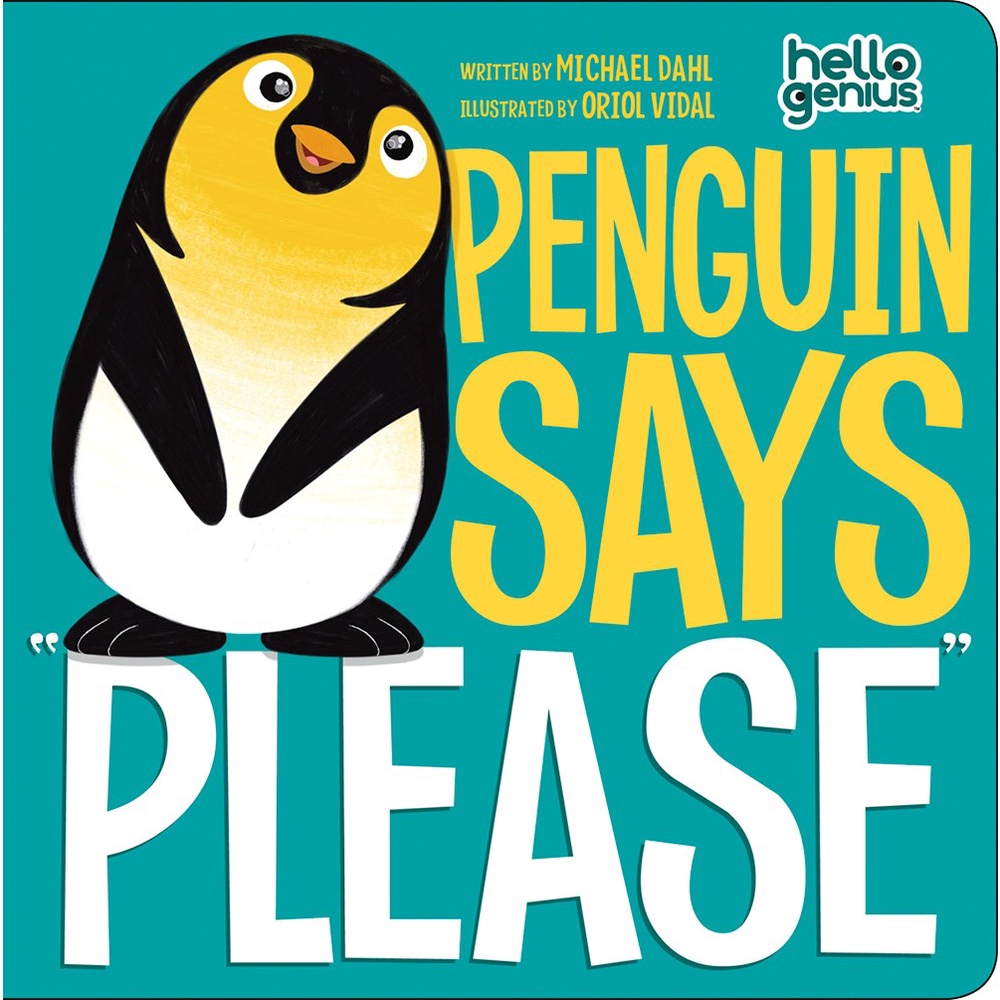 Penguin Says "Please" (硬頁書)/Michael Dahl Hello Genius 【禮筑外文書店】