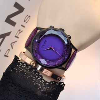 Guou 8107大錶盤新款女錶時尚歐美風女防水時尚手錶