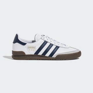 Adidas Jeans FW6207 男女 休閒鞋 運動 經典 復古 三葉草 皮革 低筒 百搭 穿搭 白 深藍