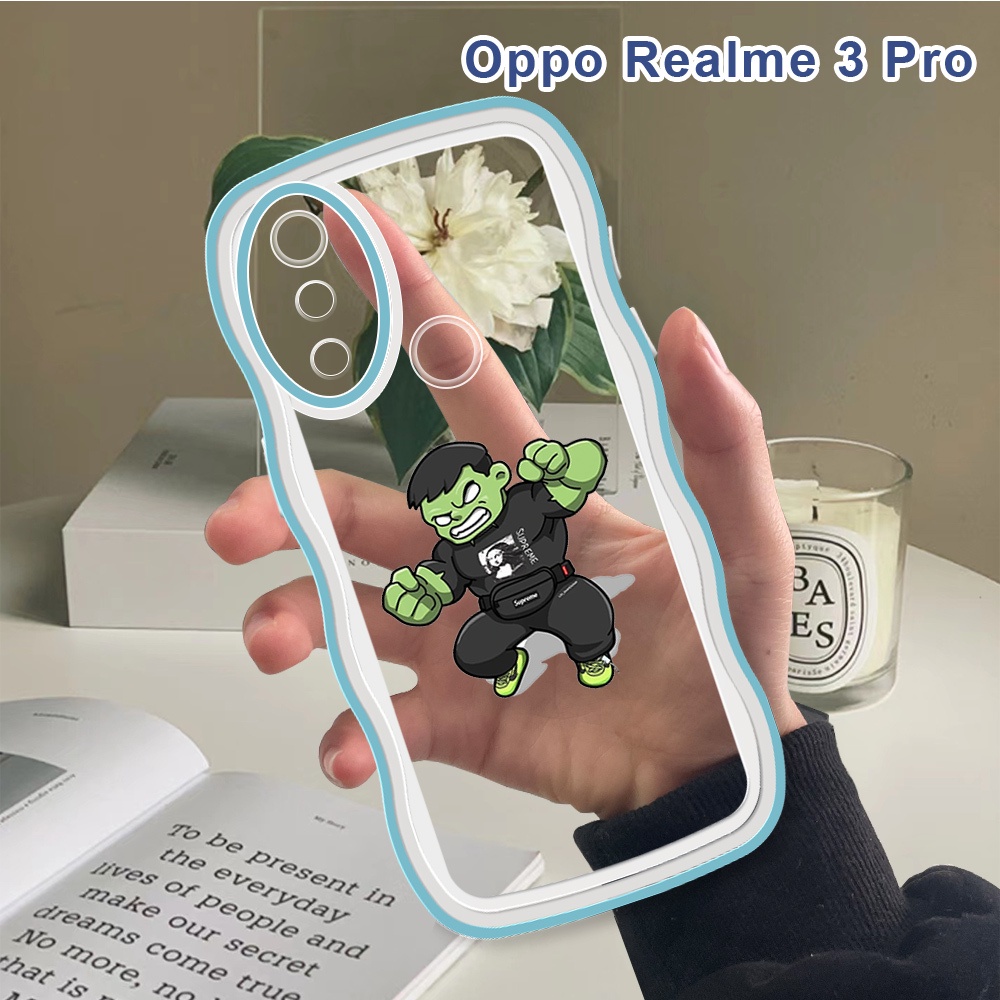 MARVEL Realme 3 Pro 6 5 Pro 5 5S 5i 6i 軟殼卡通漫威超級英雄防震手機殼矽膠軟殼