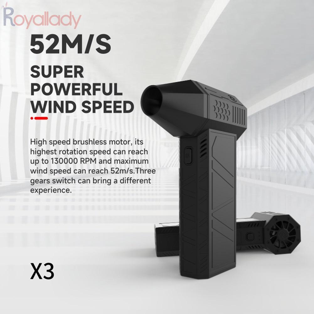 X3 升級暴力渦輪風扇 13,0000R 無刷電機工業風扇迷你尺寸
