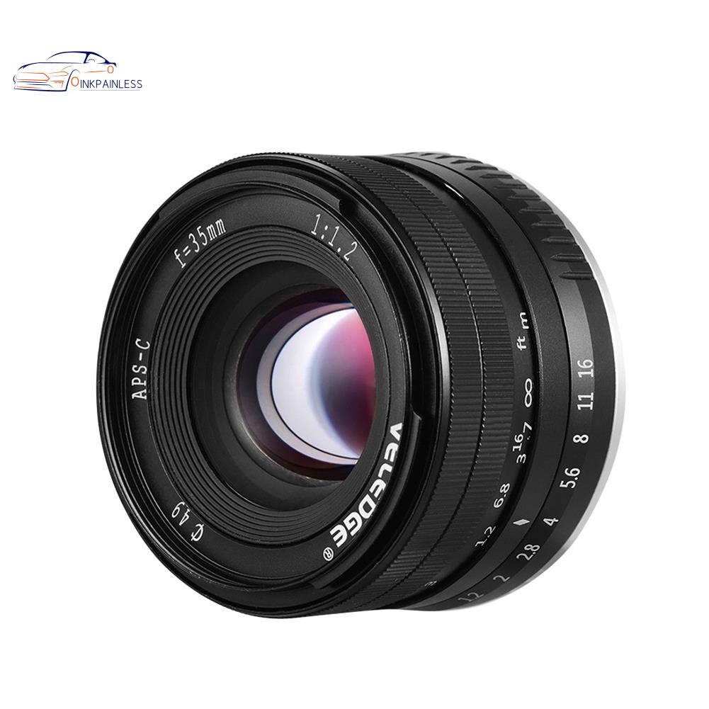 Veledge 35MM F1.2 手動定焦鏡頭適用於索尼微單 A6300 A6400 NEX 系列相機