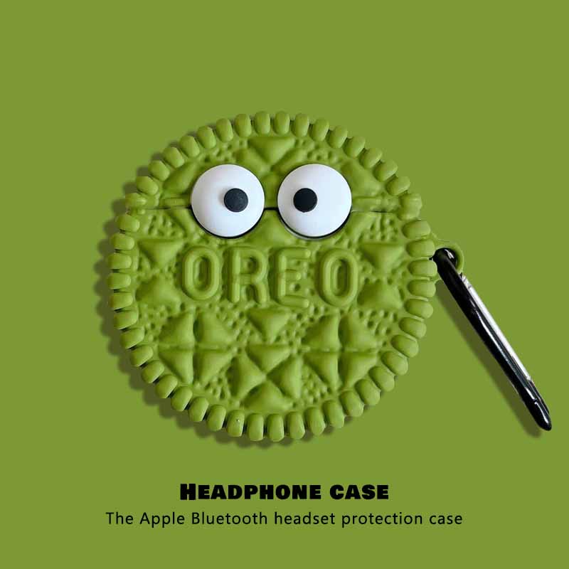 IJIJ 搞怪趣味餅乾airpods保護殼創意個性airpodspro軟套矽膠蘋果藍牙耳機小眾情侶airpod2二三3代