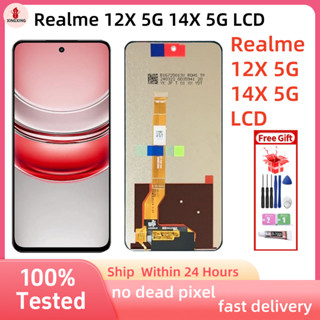 適用於顯示器 Realme 12X 5G 14X 5G LCD 觸控式螢幕更換