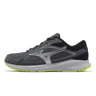 Mizuno 慢跑鞋 Maximizer 26 寬楦 灰 黑 美津濃 入門款 男鞋 【ACS】 K1GA2400-07