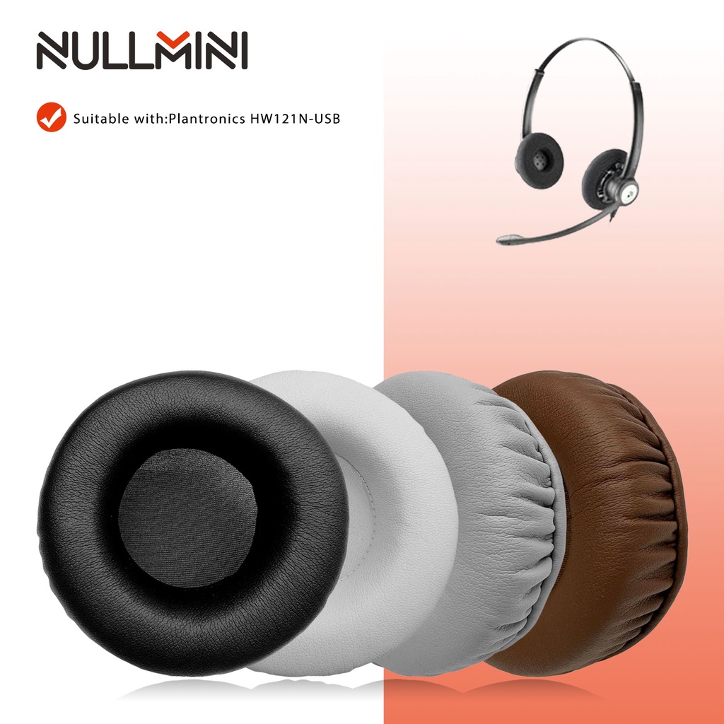 Nullmini Plantronics HW121N 耳機替換耳墊耳罩套耳機替換耳墊