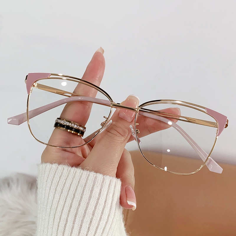 復古女士貓眼眼鏡框防藍光眼鏡電腦護目鏡女士眼鏡