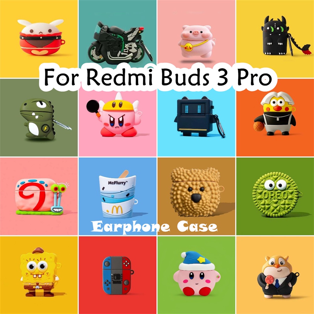 現貨! 適用於 Redmi Buds 3 Pro 保護套創新卡通軟矽膠耳機保護套 NO.2