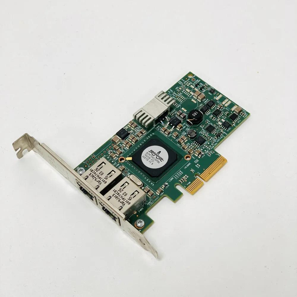 原裝bcm5709 F169G 2口千兆網卡 FOR DELL Broadcom bcm5709C芯片全高G218C 0