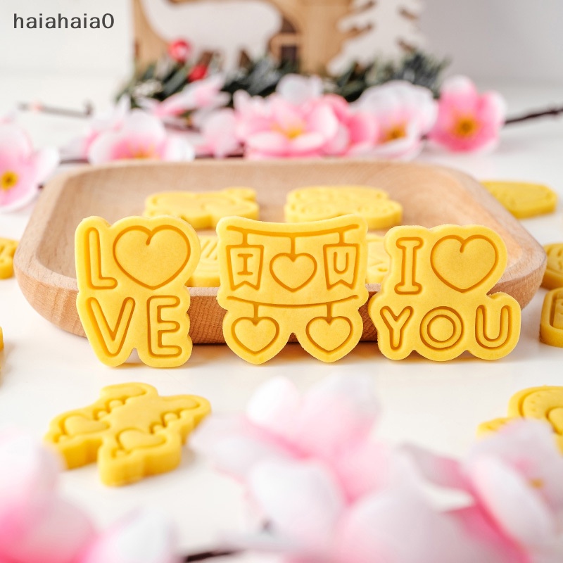 [HAI] Valene's Day 迷你餅乾模具婚禮告白愛翻糖餅乾切割模具蛋糕裝飾工具烘焙配件 TW