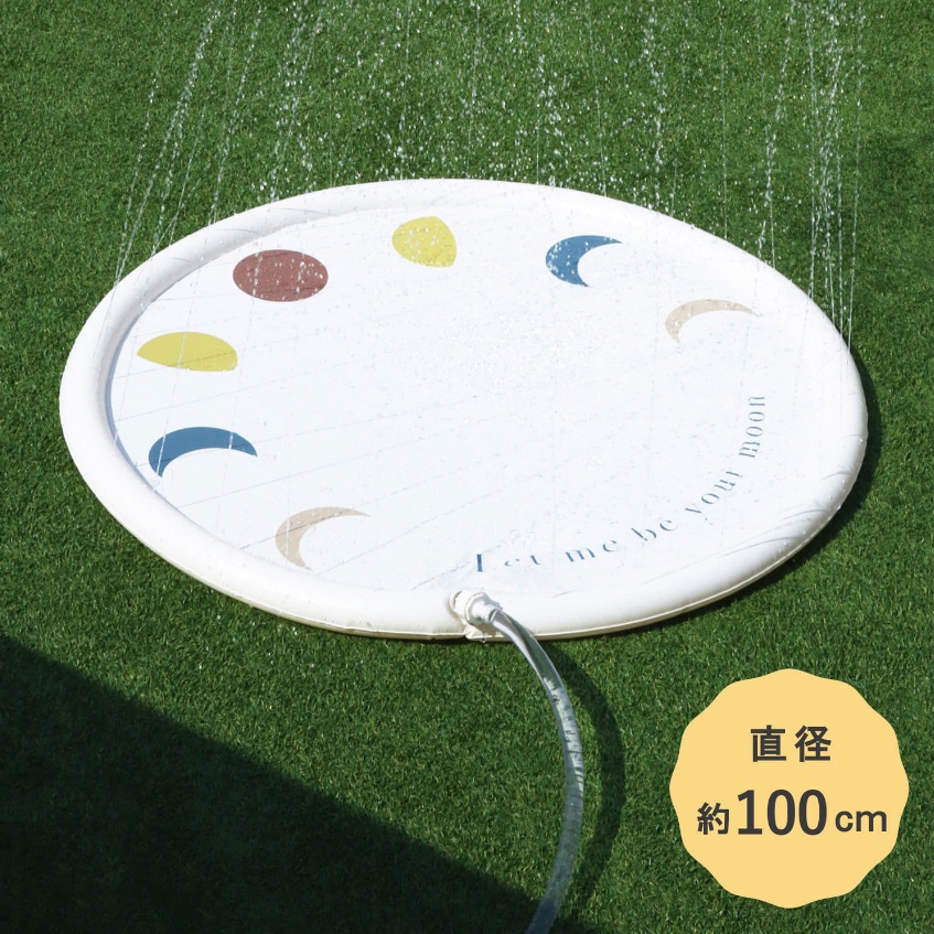 ✔現貨🍯 日本正品3COINS 噴水池 噴泉墊 戲水墊 充氣玩具PVC 戲水池 兒童游泳池 夏日必備【J-3C042】