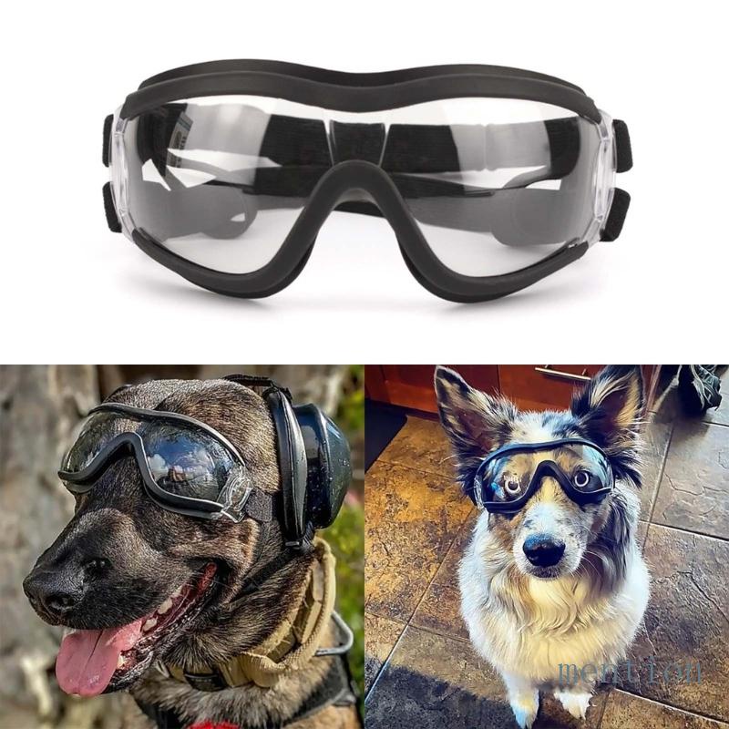 Mention 中小型犬寵物護目鏡 PVC 透明防紫外線小狗護目鏡
