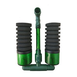 仟銳Qanvee水妖精生化過濾器魚缸蝦缸增氧氣泵培菌過濾器三合一反氣舉