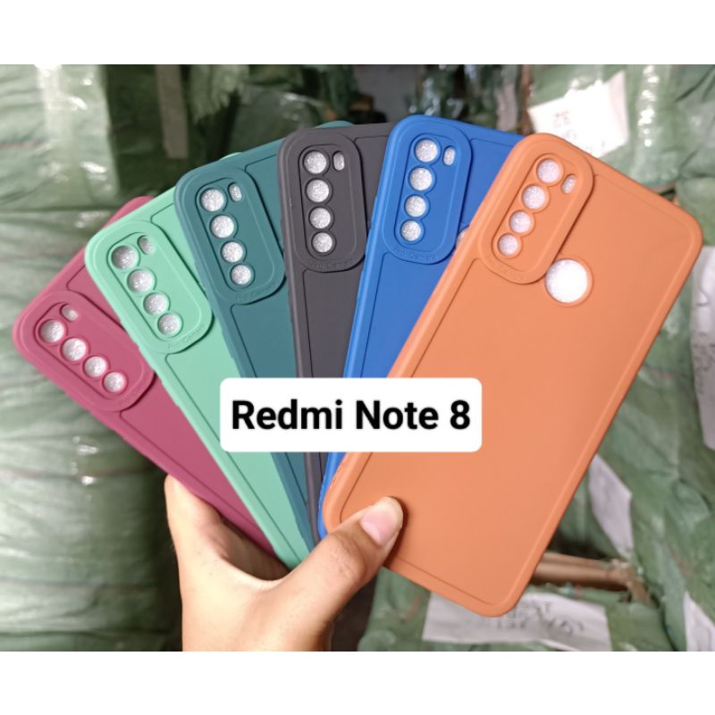 Case Pro 相機 Redmi Note 8 軟殼通心粉保護相機