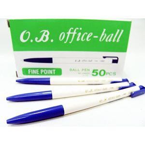 盒裝50入-ob#100自動原子筆 藍【金石堂】