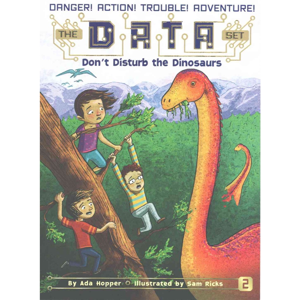 Don't Disturb the Dinosaurs (The DATA Set #2)(平裝本)/Ada Hopper【禮筑外文書店】