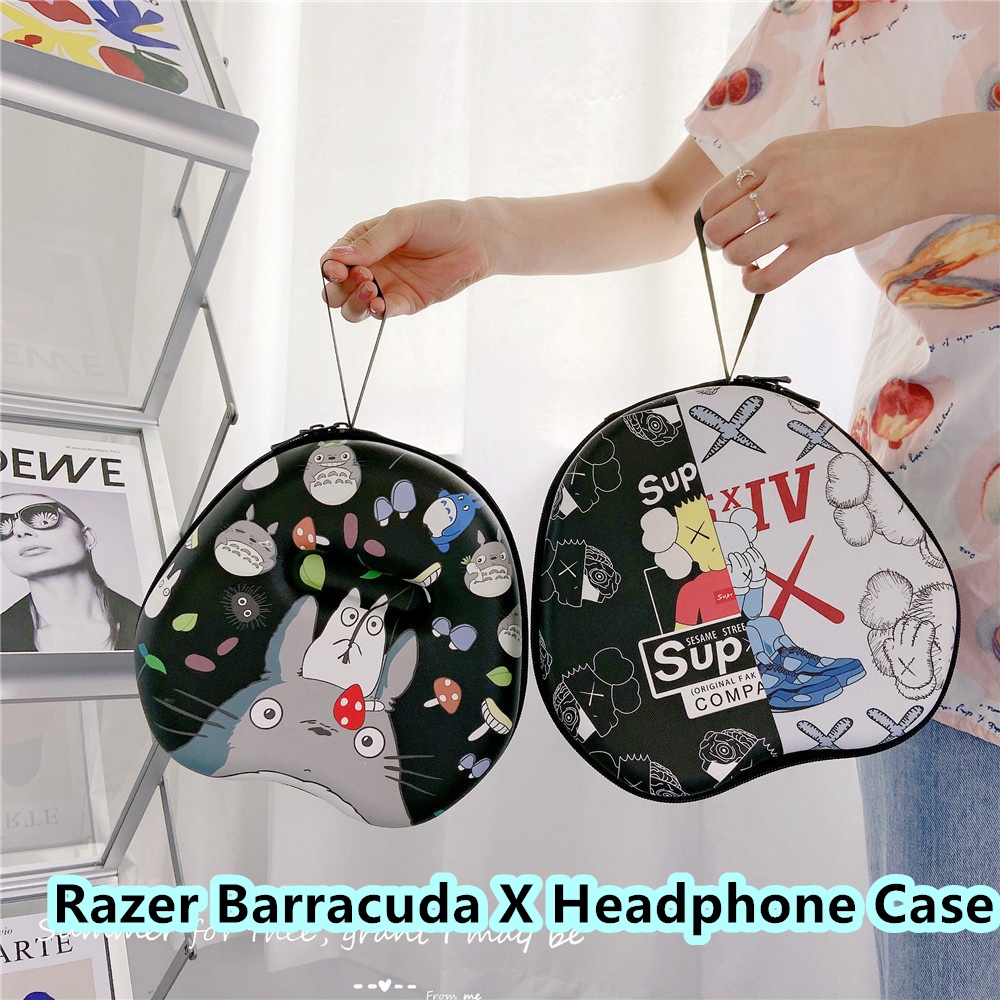 【潮流正面】適用於Razer Barracuda X 耳機套卡通創新耳機耳墊收納包外殼盒