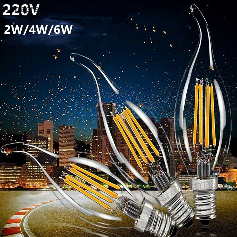 Anna 可調光 E14 燈泡 LED 2W 4W 6W 愛迪生復古燈絲燈 220V 240lm EN