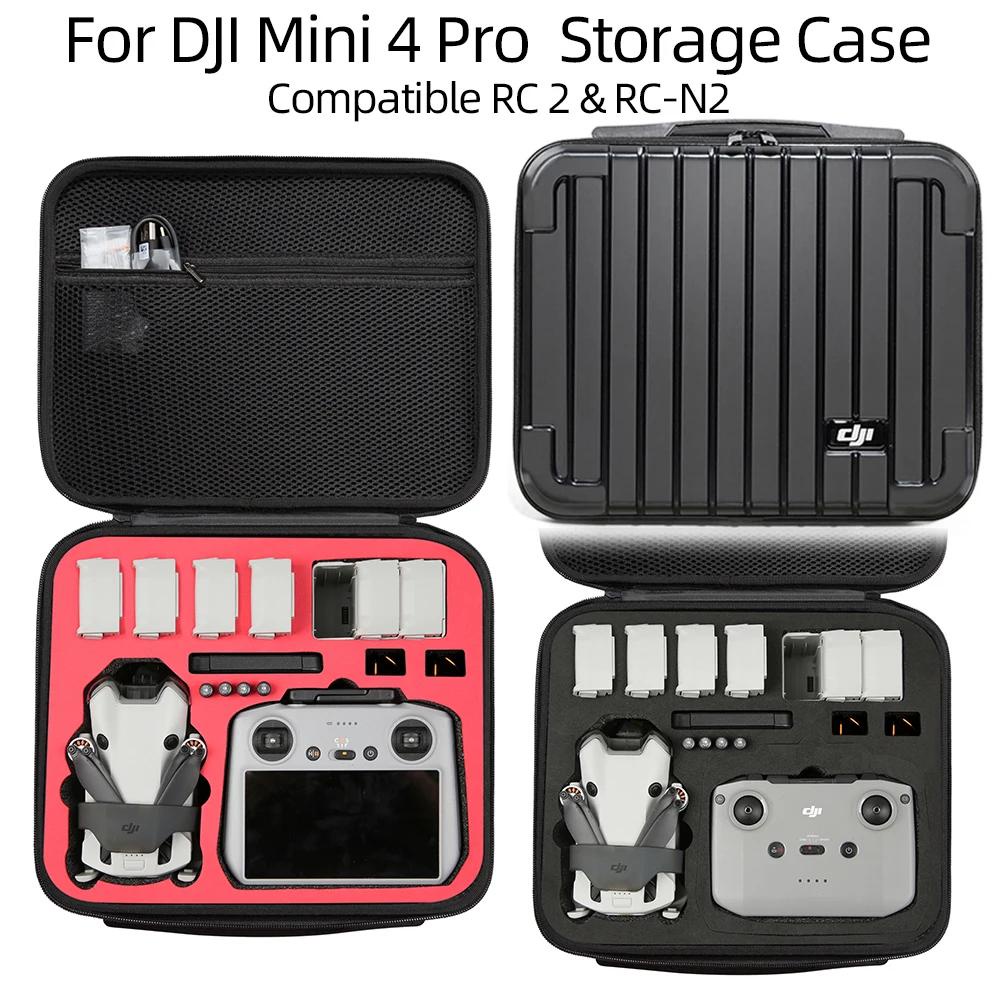 適用於 DJI Mini 4 Pro 手提箱銀色/黑色配件收納盒適用於 DJI Mini 4 Pro Box