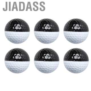 Jiadass 6 件裝軟式高爾夫練習球飛行兩層室內推桿輔助裝置