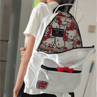 新款HelloKitty聯名Nova潮牌後背包凱蒂貓可愛輕便大容量背包書包學生包