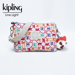 Kipling 熱銷爆款斜挎化妝包手拿尼龍包休閒女包錢包