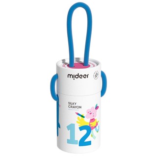 MiDeer可洗式速乾絲綢蠟筆/ 12色 eslite誠品