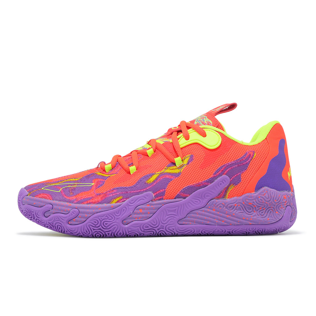 Puma 籃球鞋 MB. 03 Lo Lava 男鞋 紅紫 LaMelo Ball 實戰 [ACS] 31084701
