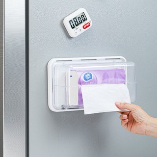 ﹤磁吸置物架﹤現貨 日式冰箱 磁吸 紙巾盒側收納側邊壁掛收納盒冰箱貼磁貼門後入 置物架