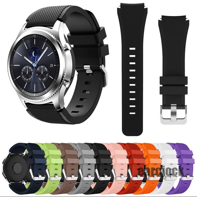 Garmin venu 3 2 斜紋矽膠錶帶 22mm FR 265/255 965/955 Vivoactive4