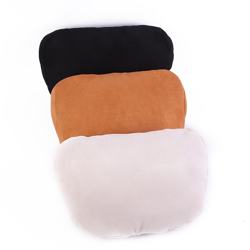 廠家直銷適用於邁巴赫同款頭枕，高檔麂皮絨汽車腰靠，護頸枕頭