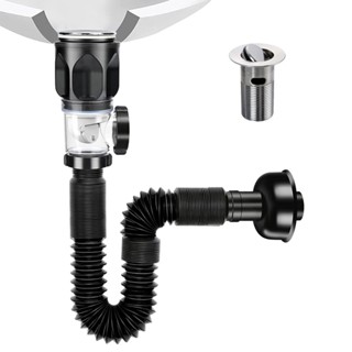 Yao 耐用洗臉盆排水器柔性排水軟管防臭排水器