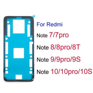 REDMI XIAOMI 適用於小米紅米 Note 7 8 9 10 Pro 4G 5G 8T 9S 10S 的背面電池