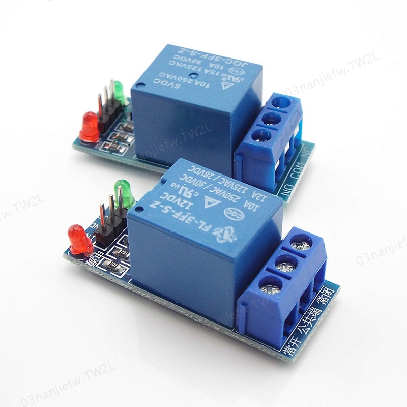 Dc 12V 用於 PIC AVR DSP ARM MCU TW2L 的 DC 5V 12V 低電平觸發 1 通道繼電器