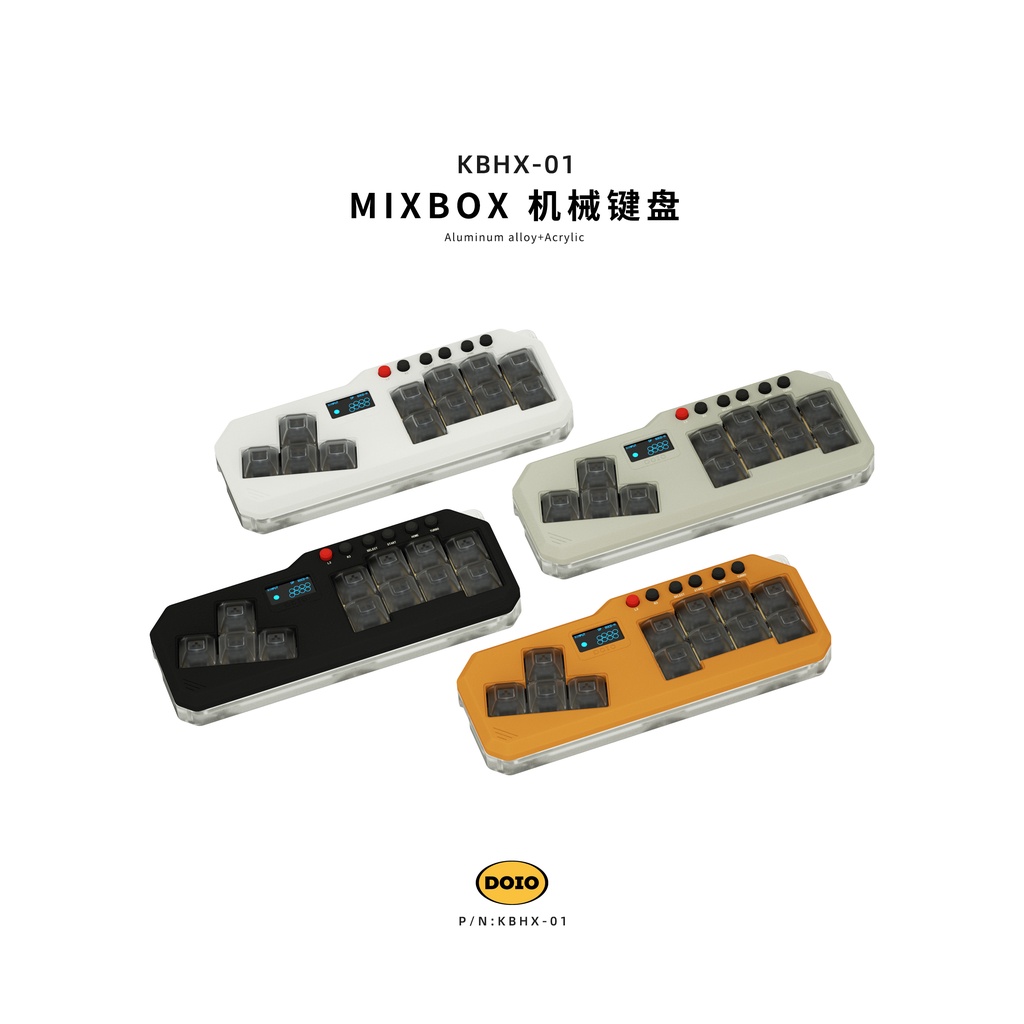 DOIO 迷你版 Hitbox MIXBOX 街霸6 街機 格鬥遊戲 鍵盤 KBHX-01