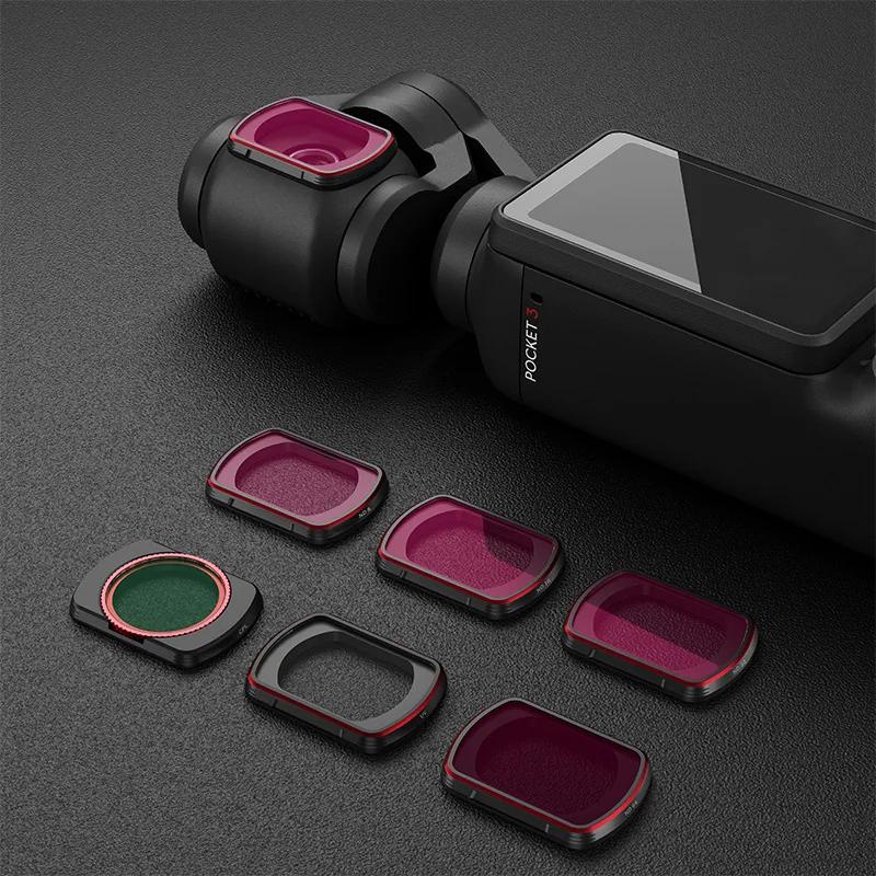 Startrc ND 濾鏡套裝適用於 DJI Pocket 3 運動相機鏡頭濾鏡 CPL ND16 ND8 ND32 N