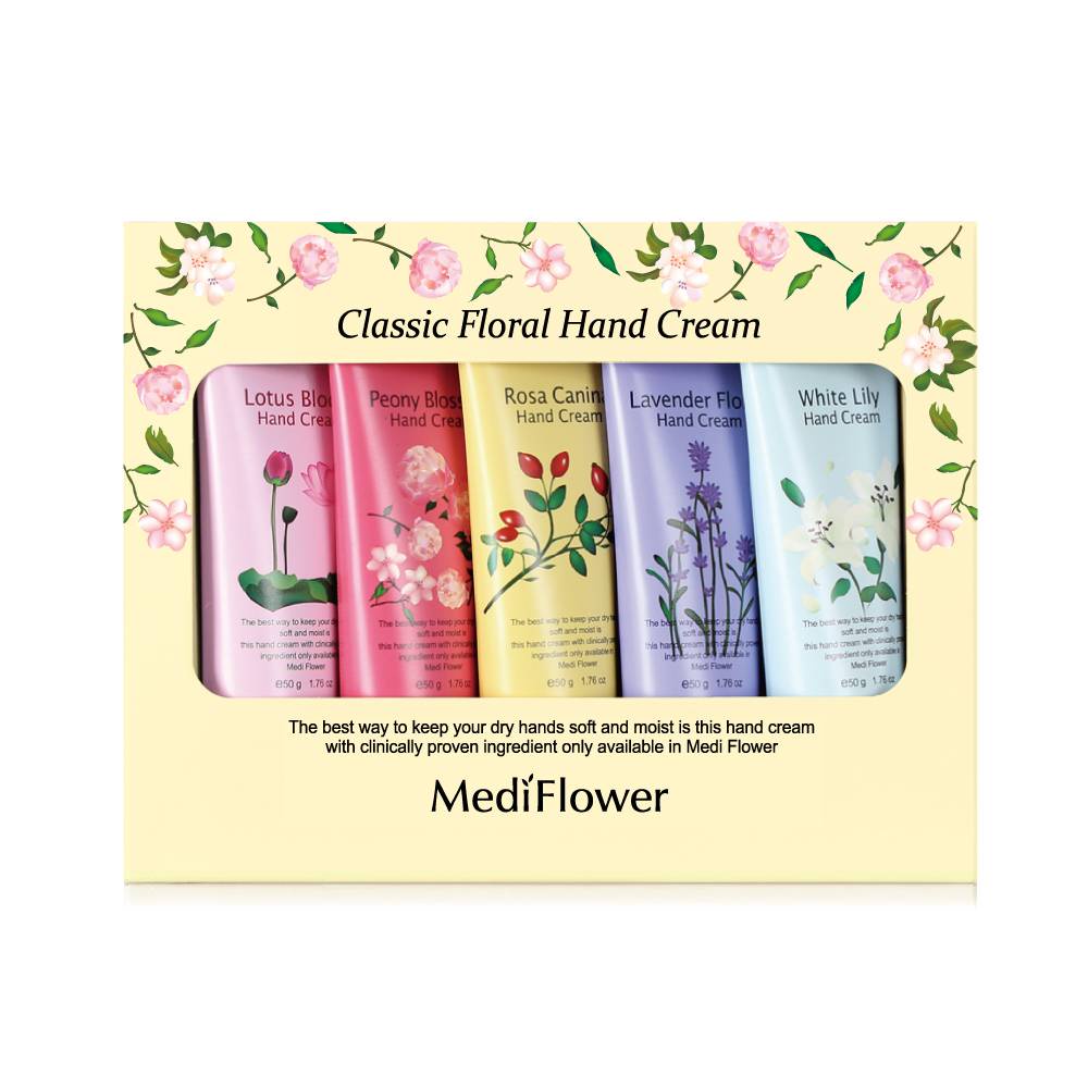 Medi Flower 經典花香護手霜禮盒 （50g* 5）
