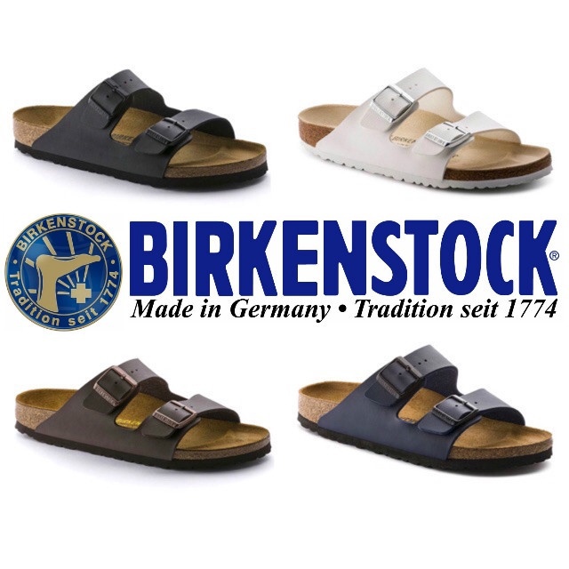 【帶紙袋】Birkenstock Arizona 正品沙灘涼鞋 Birkenstock Arizona