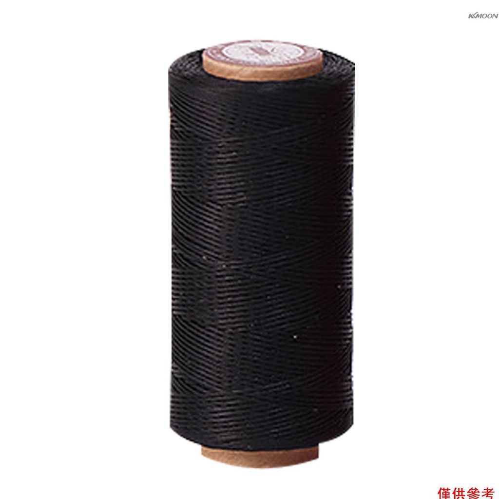 【Mihappyfly】150D 打蠟繩滌綸皮革縫紉線通用扁蠟縫合繩用於裝訂花邊手工 DIY 手鍊