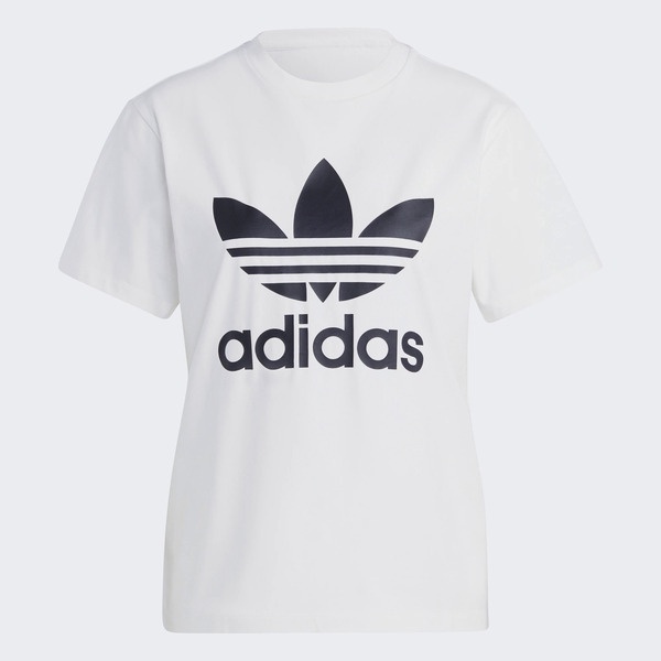 Adidas Trefoil Tee IB7420 女 短袖上衣 T恤 運動 休閒 棉質 舒適 穿搭 亞洲版 白黑