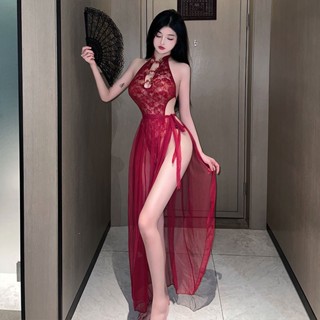 情趣內衣 睡裙 旗袍 連體衣 性感內衣 情趣旗袍 性感旗袍 蕾絲睡衣 開衩長裙 小胸情趣內衣 情趣睡衣 透視 居家睡衣
