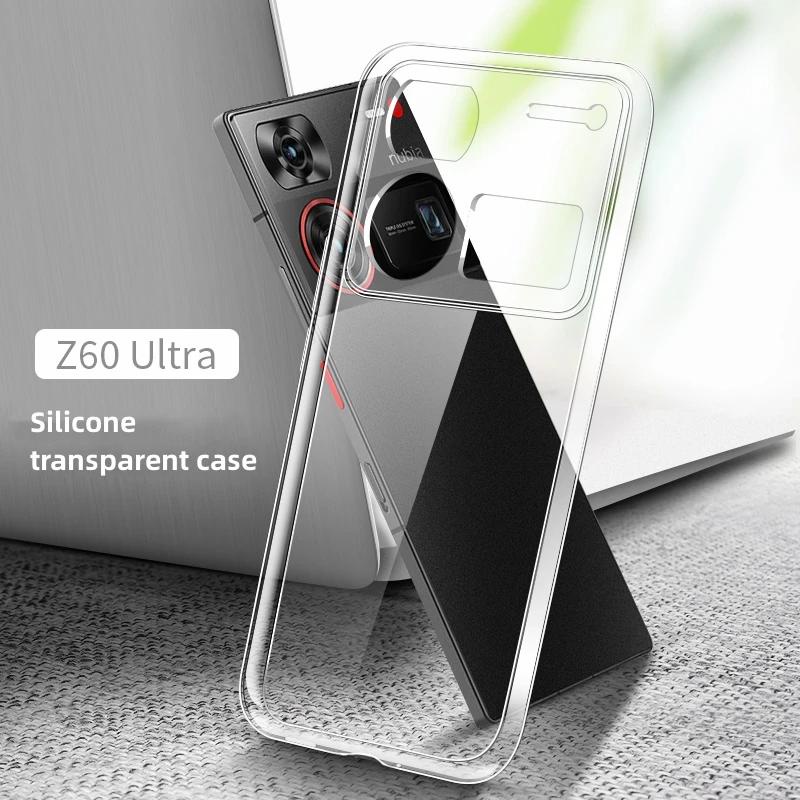 NUBIA ZTE 適用於中興努比亞 Z60 Ultra 保護殼豪華透明軟矽膠後蓋適用於努比亞 Z 60 Z50 Ult
