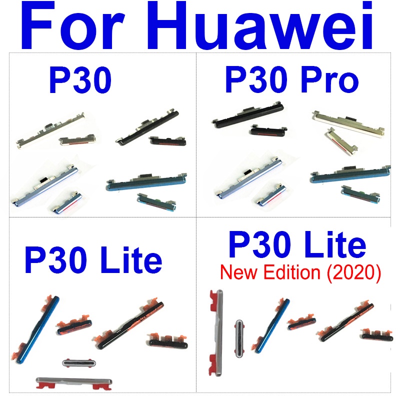 適用於華為 P30pro P30lite 零件的華為 P30 P30pro P30 Lite 2020 向上向下音頻控制