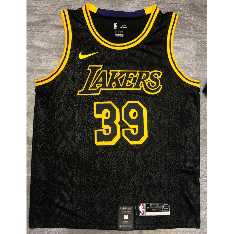 【熱壓】NBA球衣洛杉磯湖人隊39號霍華德黑色籃球球衣