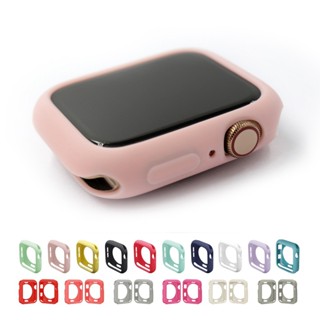 矽膠套手錶保護套螢幕保護軟錶殼相容apple Watch系列9 8 7 6 SE 5 4 3 2 1 41MM 45MM