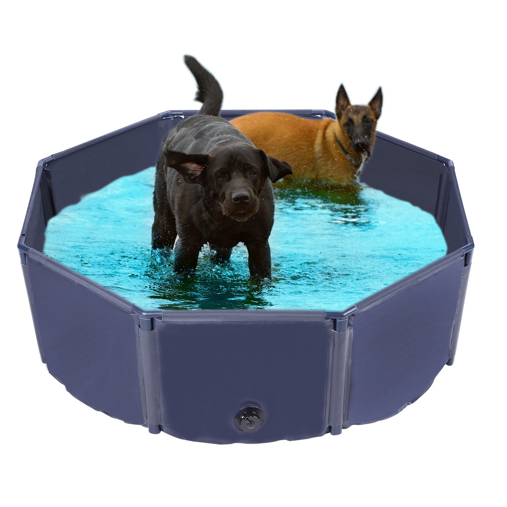 免運 高品質寵物洗澡盆 可摺疊PVC水池寵物水池 狗狗泳池