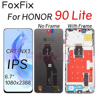 6.7" 螢幕適用於 HONOR 90 Lite LCD 顯示屏觸摸屏面板元件,帶邊框更換 CRT-NX1